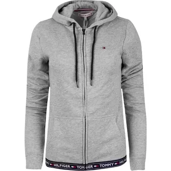 Dámské oblečení TOMMY HILFIGER DÁMSKÁ MIKINA S KAPUCÍ HOODY HWK GREY UW0UW00582 004 Velikost: M