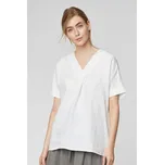 TopMode Bílá dámská halenka z konopí 628699