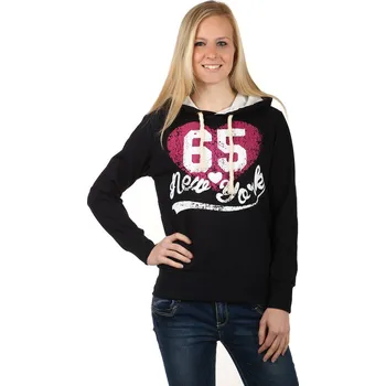 Dámská mikina TopMode Dámská mikina s potiskem a kapucí 132699