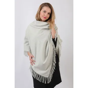 Dámské pončo TopMode Pončo s třásněmi 727042