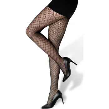Dámské punčochy TopMode Vzorované silonky síťované 967521
