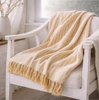 Velikonoční dekorace Wikholm Form Deka Sita pruh z bavlny