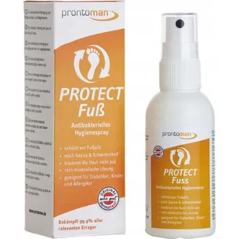 Kosmetika na nohy Prontoman Protect 75 ml antibakteriální sprej na nohy