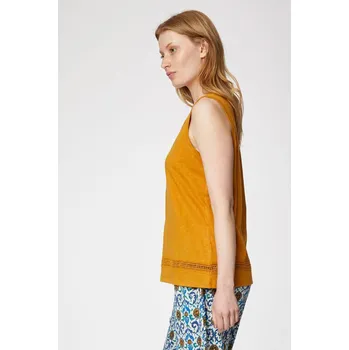 TopMode Dámské elegantní eko tílko s konopím 688333