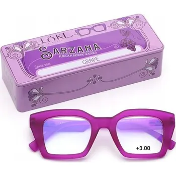 Brýle na čtení +3.0 Dioptrie LOKI - ITALY Brýle na počítač s filtrem modrého světla, čtecí brýle