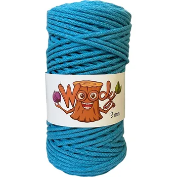 Příze Woody 3 mm – Tyrkysová (100m)