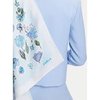 Módní doplněk Šátek Furla WT00021 BX3853 TA600 Světle modrá OS