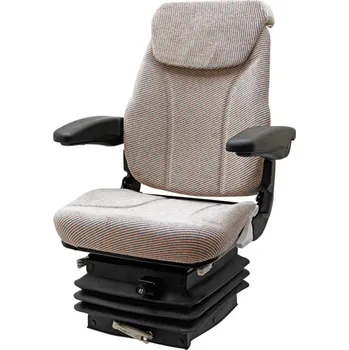 Sedadlo Vzduchová sedačka s látkovým potahem s vlastním kompresorem pro komfort v traktoru