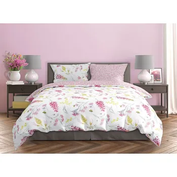 Povlečení FARO Bavlněné saténové povlečení 140x200 + 70x90 cm - Milagro Verde 019