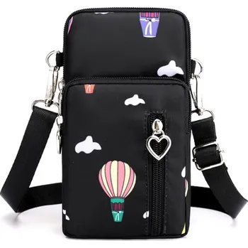 Kabelka Camerazar Voděodolná Taška přes rameno s balónkovým potiskem, syntetika, 11x19x5 cm, s otvorem pro sluchátka