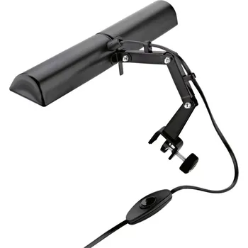 Lampička K122/6 - Double music stand light - K+M 000-55 (Dvojitá lampička na notový stojan)