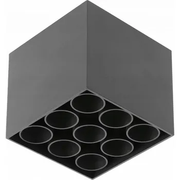 Stropní bodové svítidlo čtvercové GTV ARTEMIDA 20W 4000K čtverec černé