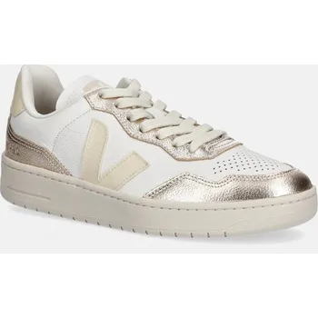 Pánské tenisky Kožené tenisky Veja V-90 O.T., 38, bílá, 00X