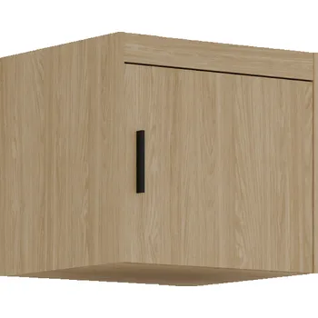 Šatní skříň Nástavec na skříň Elena 1D olejovaný dub, 60 x 55 x 53 cm