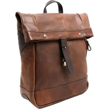 Městský batoh TopMode Kožený rolovací batoh PREMIUM 860283