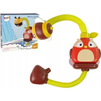 Hračka pro nejmenší HRAČKA DO KOUPELE, VANA, VODNÍ SPRCHA, SOVA FONTÁNA PRO MIMINKA HRAČKA DO KOUPELE