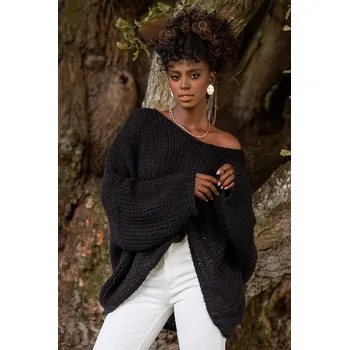 Dámský svetr TopMode Dámský hladce pletený svetr s vlnou 726360