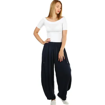 Dámské kalhoty TopMode Široké dámské kalhoty na léto Hip Hop 471566