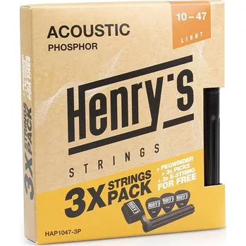 Hudebniny Henry’s HAP1047-3 Pack