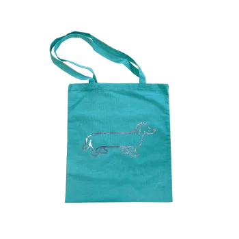 Příslušenství pro přípravu kávy The Naughty Dog plátěná taška - tyrkysová