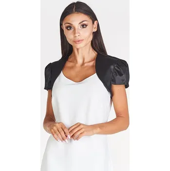 Bolerko TopMode Lesklé bolerko s balonkovým rukávkem 948157