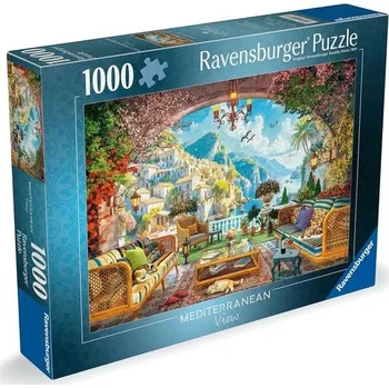 Puzzle Ravensburger Puzzle 1000 Středomořský výhled