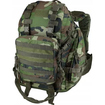 turistický batoh BATOH VOJENSKÝ TAKTICKÝ TURISTICKÝ OVERLOAD CAMO MG 60L WOODLAND