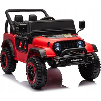 Dětské vozidlo AUTO NA AKUMULÁTOR BUGGY 24V VÝKONNÉ ELEKTRICKÉ AUTÍČKO PRO DĚTI ČERVENÉ