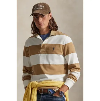 Dámské oblečení Bavlněná mikina Polo Ralph Lauren, S, hnědá, 84X