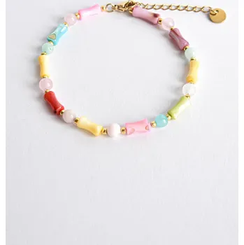 Náramek BAREVNÝ NÁRAMEK S KORÁLKY PECA del SOL