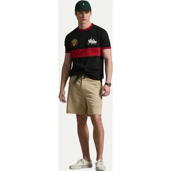 Pánská móda Polo Ralph Lauren T-Shirt 710B14218001 Černá Regular Fit XXL