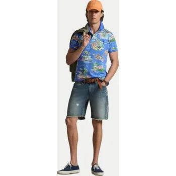 Oblečení a móda Polo Ralph Lauren Polokošile 710B14509001 Modrá Slim Fit S