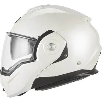 Motodoplněk Překlápěcí helma na motorku NOX PREMIUM Spinner bílá S