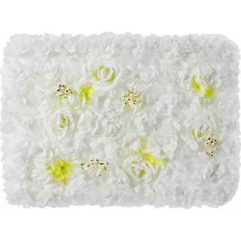 umělá květina 12 KS UMĚLÁ KVĚTINOVÁ STĚNA 60*40CM KVĚTINOVÉ PANELY NA STĚNU - SADA KVĚTINOVÉ STĚNY