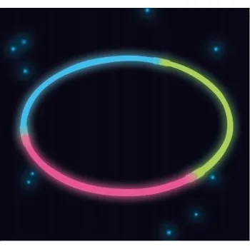 Náhrdelník Fluorescenční náhrdelník svítící ve tmě 4ks