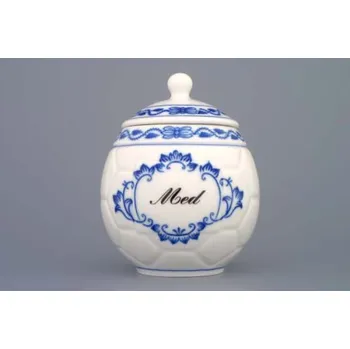 Stolování Cibulák Dubí Hrnek na med s víčkem - cibulový porcelán 70550 0,4 l