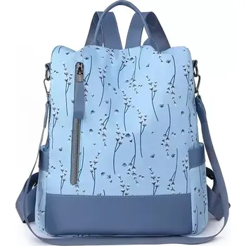 Městský batoh Crossbody batůžek s popruhem Kočičky Modrý 14L