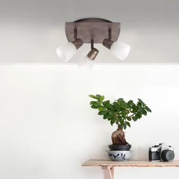 Bodové svítidlo Brilliant 17834/56 Stropní svítidlo MILOS rustikální hnědá