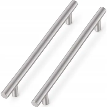 Nábytkové kování Nábytková úchytka reling pro zásuvky skříněk kovový Barva stříbrná 10 Ks 320 mm