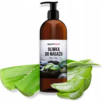 Masážní přípravek BEAUTIONA MASÁŽNÍ OLEJ ALOE VERA 500 ML ALOE