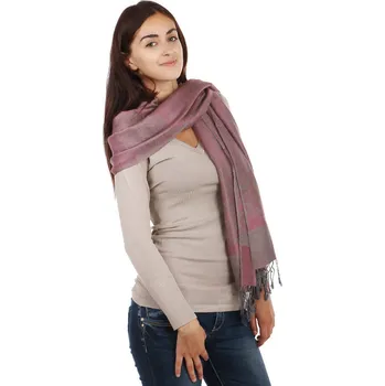 Šála TopMode Žakárová šála s třásněmi 787526