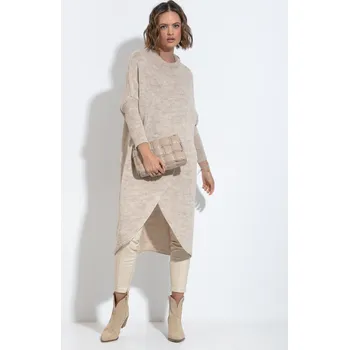 Dámský svetr TopMode Dlouhý svetr s vlnou 1077721