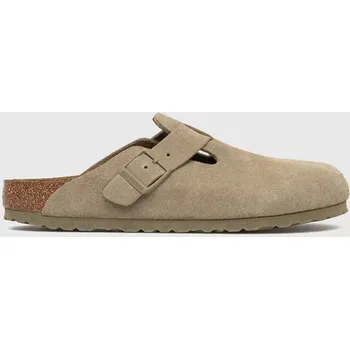 Dámské pantofle Semišové pantofle Birkenstock Boston 1025844 zelená 97X, EUR 37