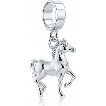 Přívěsek Stříbrný přívěsek Kůň Koník Visací Korálek s Koněm STŘÍBRO 925