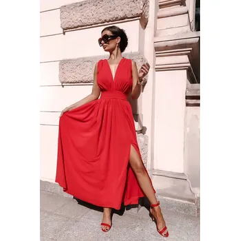 Dámské šaty TopMode Elegantní maxi šaty na ramínka 809136