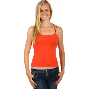 TopMode Dámské krátké tílko s dvojitými ramínky 65104