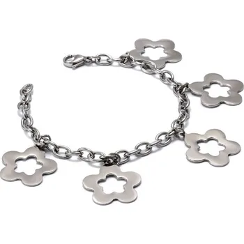 Náramek Giovanni Bertolucci Náramek s přívěsky ve tvaru kytiček 701865