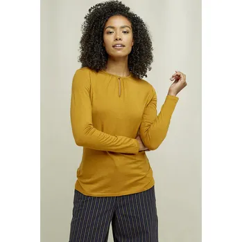 Dámské tričko TopMode Tričko s dlouhým rukávem a vlnou 693770