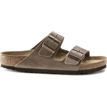 Dámské pantofle Nubukové pantofle Birkenstock Arizona 352201 hnědá 88X, EUR 44