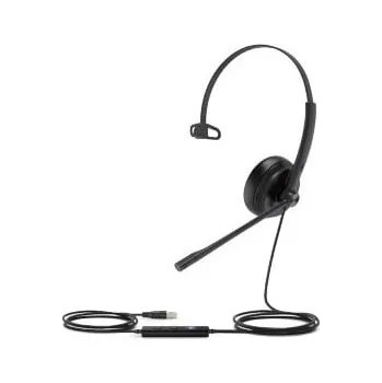 Sluchátka Yealink UH34 SE Mono UC USB-A Sluchátka s mikrofonem Kabel Přes hlavu Hovory/hudba USB Typ-A Černá